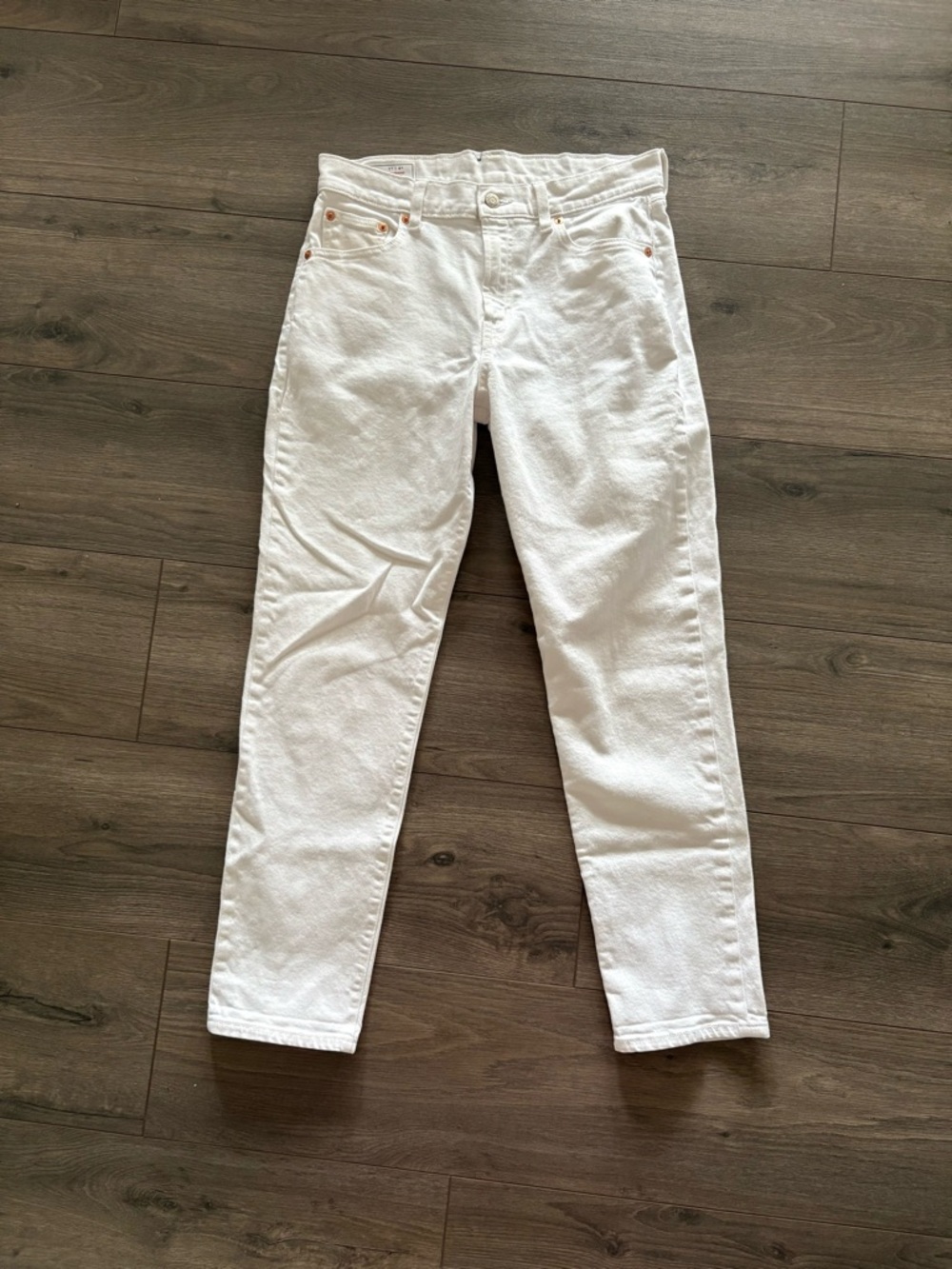 GAP White Straight-Leg Women's Classic Jeans - SIZE 4